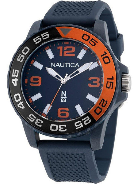 Nautica N83 Finn Ανδρικό Ρολόι με Μπλε Καουτσούκ Λουράκι NAPFWS302