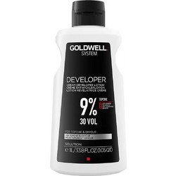 Goldwell System Cream Developer Lotion Οξυζενέ Μαλλιών 9% 30Vol 1lt