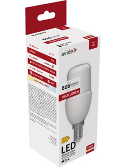 Avide LED Bright Stick Bulb T37 7W E14 Θερμό 3000K
