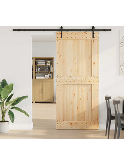 vidaXL Πόρτα Εσωτερική Συρόμενη Ξύλινη 100x210cm 3445310