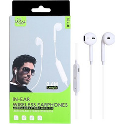 Ellietech BT105 Ακουστικά Bluetooth In Ear White