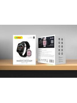 Andowl SW3 smartwatch με παλμογράφο σε ροζ χρώμα