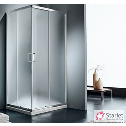 Καμπίνα γωνιακής εισόδου STARLET CORNER ENTRY CS70F-100 (70X70εκ.) FABRIC