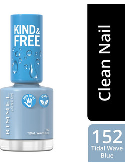 Rimmel Kind & Free Nail Polish 152 Tidal Wave Blue Gloss Βερνίκι Νυχιών