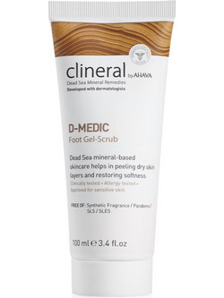 Ahava Clineral D-Medic Gel Scrub Ποδιών 100ml