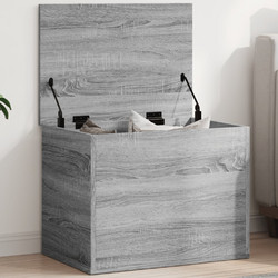 vidaXL Κουτί Αποθήκευσης Γκρι sonoma 60x42x46cm Επεξεργασμένο Ξύλο 1 τεμ
