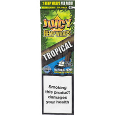 Juicy Jay's Hemp Wraps Blunt Tropical 2pcs- RL2230