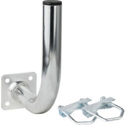 EXTRALINK L200 Balcony Mount, 200mm, With M8 Clamps, Steel, Galvanized - (EX.6785)