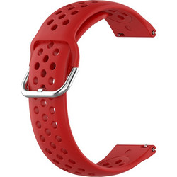 Techsuit Watchband W004 Λουράκι Σιλικόνης Red (Universal 22mm)
