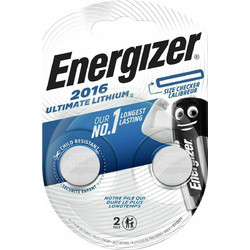 Energizer Ultimate Lithium CR2016 2τμχ