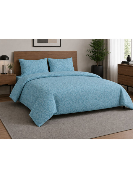 Σετ Παπλωματοθήκη Ημίδιπλη 170x250 Cosmin Lumora Lahour Blue