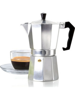 Μπρίκι Espresso 6cups Ασημί