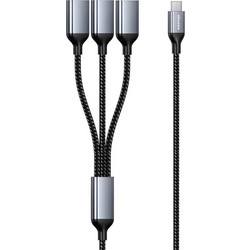 Usb-C Hub Τριπλών Θυρών 480Mbps 12W Awei Cl-18