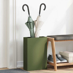vidaXL Βάση ομπρέλας βροχής Λαδί 28 x 12 x 41 εκ Ατσάλι