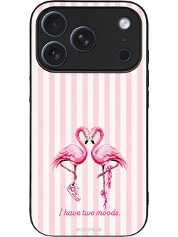 Sonique Stripe Stories Series Θήκη με Σχέδιο «Φλαμίνγκο» (iPhone 17 Pro)