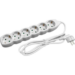 Πολύπριζο Θέσεων Χωρίς Διακόπτη 3x1.5mm Entac 6