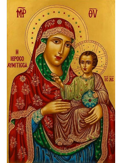 Olympus Diamond Painting Panagia Ierosolimitissa - Ψηφιδωτό Μωσαικό Παναγία Ιεροσολυμίτισσα 60X40