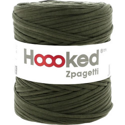 HOOOKED Νήματα και αξεσουάρ πλεξίματος Zpagetti Cotton Yarn-ARMY TOYS - KHAKI