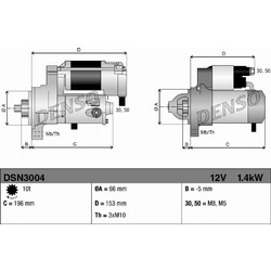 Denso DSN3004 - DENSO ΜΙΖΑ PSA