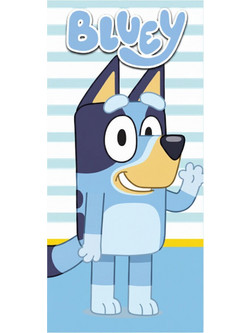 Bluey microfibre beach towel