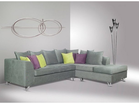 Γωνιακός Καναπές Status Sofa Agora 280x220x90cm (Ξύλο-Ύφασμα) Με Επιλογή Υφάσματος