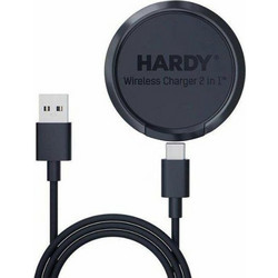 3mk Hardy Ασύρματος Φορτιστής Qi Pad 15W Black