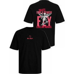 Κοντομάνικο T-Shirt SUGA SBB-07 Μαύρο