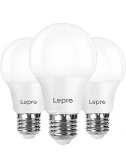 Λαμπτήρας LED LEPRO 100089-WW-EU-3, E27, A60, 8,5 W (60 W) 806 lm, 2700 K (ζεστό λευκό) 180 συσκευασία 3 τεμαχίων