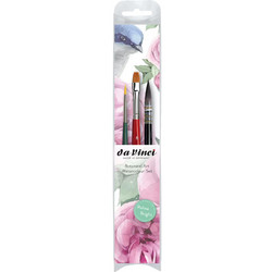 Da Vinci Botanical Art Watercolour Set Σετ Πινέλα Ζωγραφικής 3τμχ