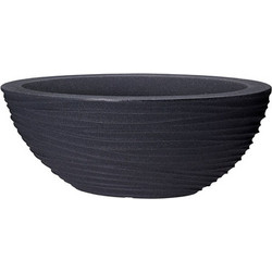 Γλάστρα Gardalux Οβάλ 51 x 23 x 20 cm Anthracite Y54201760