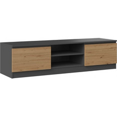 Topeshop Έπιπλο Τηλεόρασης Antracite / Artis 140cm RTV 140 ANTR/ART