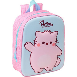 Pembe The Pink Cat 3D backpack 27cm