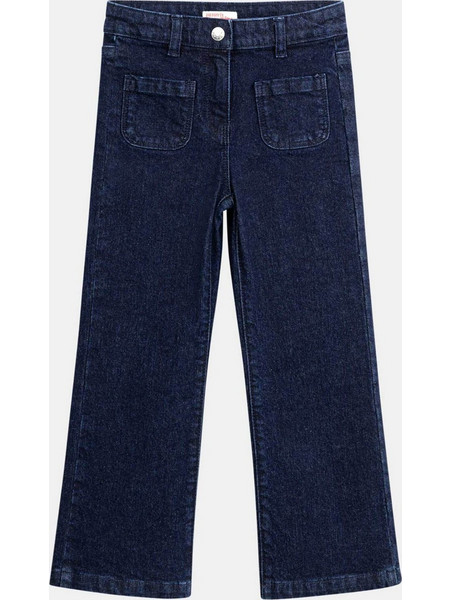 DPAM παιδικό παντελόνι τζιν για κορίτσια Navy Flare - 381558 Denim Blue Σκούρο