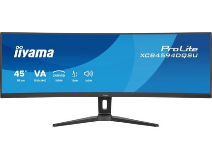 iiyama XCB4594DQSU-B1 Ultrawide VA HDR Curved Monitor 44.5" 5120x1440 165Hz 2ms