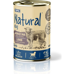 NATURAL Lamb with goose and carrots - wet dog food - 400g