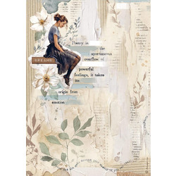 Stamperia Ριζόχαρτο Decoupage A4 (21x29,7cm) Lady