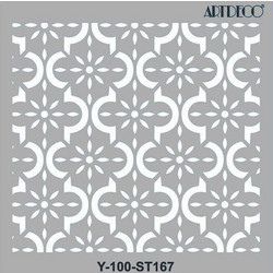 Artdeco Στένσιλ 30x30cm Authentique Pattern 167