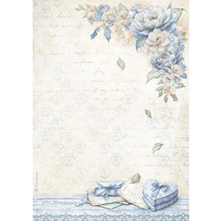 Stamperia Ριζόχαρτο Decoupage A4 (21x29,7cm) Timeless Heart Box
