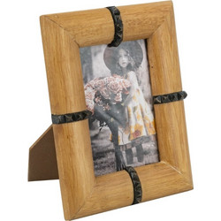 Artekko Gaia Καφέ Ξύλινη Κορνίζα για Φωτογραφία 4Χ6" (17.3x2.5x22.9)cm