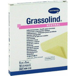 Hartmann Grassolind Γάζες με Αλοιφή 5x5cm 10τμχ