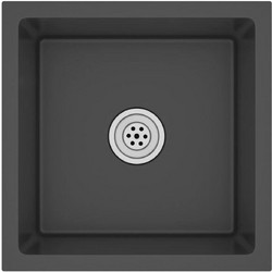 vidaXL 51501 Ένθετος Νεροχύτης Inox Μαύρος 40x40cm