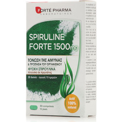 Forte Pharma Spiruline Forte 1500mg 30 Ταμπλέτες