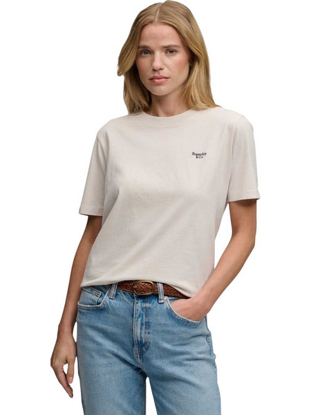 SUPERDRY W SIGNATURE EMB T-SHIRT - W1011952A-8JU GREY