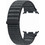 Samsung Fabric S/M Λουράκι Υφασμάτινο Black (Samsung Galaxy Watch 9 / Watch 8)