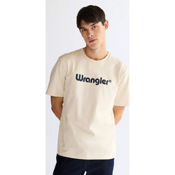 Wrangler Ανδρικό LOGO T-Shirt 112350523 - Cream