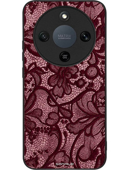 Sonique DIVA Series Θήκη (Honor Magic8 Lite 5G) Μπορντό Δαντέλα