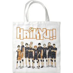 Tote Bag Haikyu White 40 x 35 cm