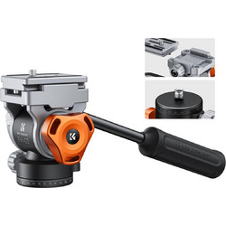 K&F Concept FH-03 Video Fluid Tripod Head (KF31.087)