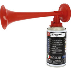 Κόρνα Γηπέδου Με Φιάλη 300ml 500hz 110db Με Πιστοποίηση E3 Made in Italy 1 Τεμάχιο