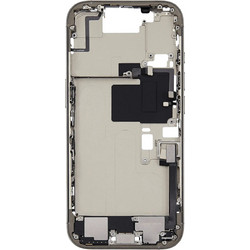 Apple iPhone 16 Pro Middle Frame Housing Charging Port Flex & Small Parts (Original Pulled) (Natural Titanium)